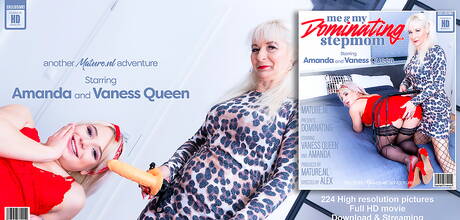 Mature NL pics collection featuring naughty girl in some playful lesbian foreplay